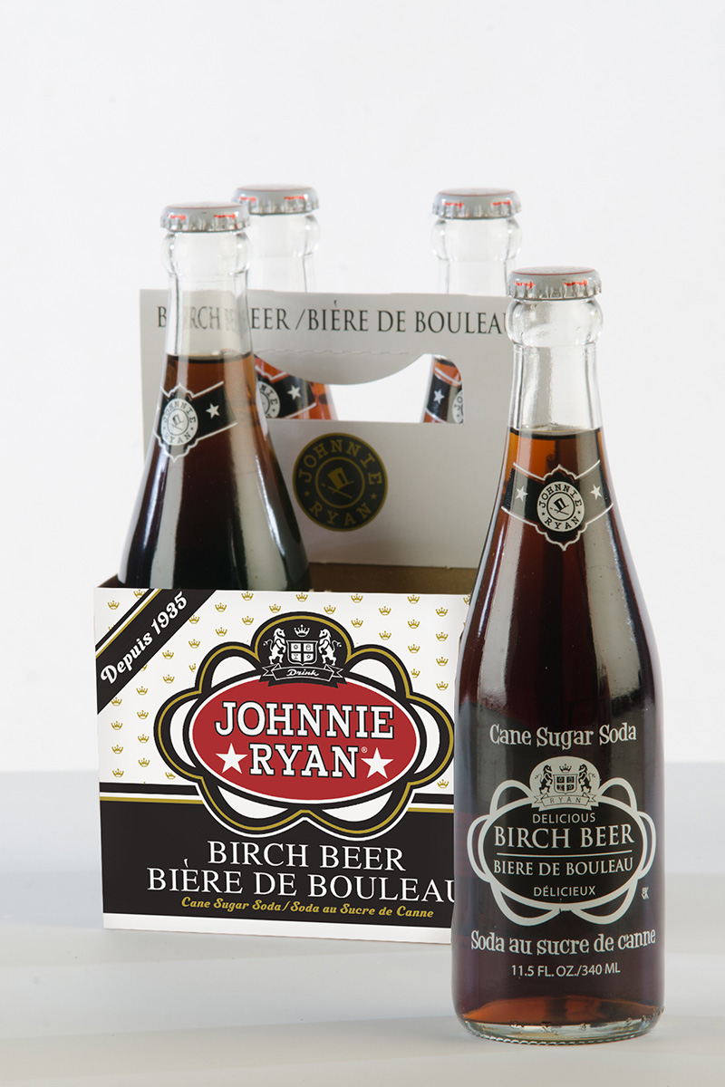 Birch Beer cane sugar soda from Johnnie Ryan beverages in Niagara Falls, NY.
